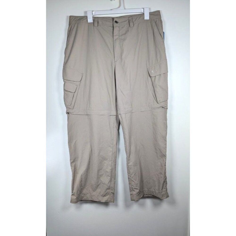 Under Armour Offshore Cargo Pants 42x30 Convertible Rip Stop Fishing Gorpcore